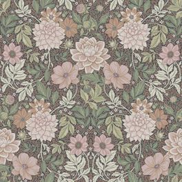 Цифровое панно для стен Dahlia Garden Green&Brown, арт 9729W от Borastapeter – великолепные георгины и нежная листва в теплой, мягкой и уютной палитре: розовых, кремовых, светло-терракотовых и теплых зеленых оттенков на темном фоне. Закажите эти изысканные обои в интернет-магазине ODesign. Бесплатная доставка по всей России.
