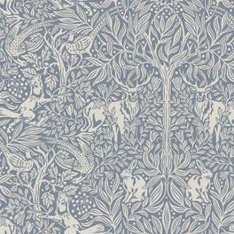 Цифровое панно для стен Under the Elder Tree Grand Blue, арт 9750W от Borastapeter – масштабный узор в стиле Arts & Crafts с забавными зверушками, спрятанными среди листвы, в серо-голубом оттенке со светло-серо-бежевыми деталями и делает восхитительной спальню, прихожую, гостиную или кухню. Закажите эти изысканные обои в интернет-магазине ODesign. Бесплатная доставка по всей России.