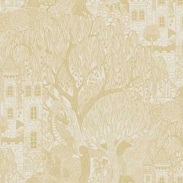 Цифровое панно для стен Kingdom of the Willow Grand Yellow, арт. 9759W от Borastapeter — это волшебный лес с принцессами, драконами, тайными сундуками с сокровищами и волшебными замками в жизнерадостном желтом оттенке на кремово-белой основе. Эти изысканные обои идеально подойдут для спальни, прихожей, гостиной или кухни, создавая атмосферу уюта и спокойствия. Приобрести их можно в интернет-магазине ODesign с бесплатной доставкой по всей России.