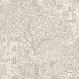 Цифровое панно для стен Kingdom of the Willow Grand Beige, арт. 9761W от Borastapeter — это волшебный лес с принцессами, драконами, тайными сундуками с сокровищами и волшебными замками в коричнево-бежевых и кремово-белых тонах. Эти изысканные обои идеально подойдут для спальни, прихожей, гостиной или кухни, создавая атмосферу уюта и спокойствия. Приобрести их можно в интернет-магазине ODesign с бесплатной доставкой по всей России.