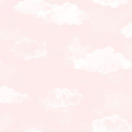 Детские обои с облаками на розовом фоне G78358, каталог  Aura Kids - Tiny Tots