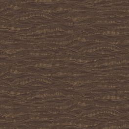 Флизелиновые обои Ripples (рябь) арт. QTR6 010 российского производства в виде неровных горизонтальных полос темно коричневого цвета
