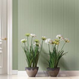 Флизелиновые фактурные обои под покраску с узором в полоску для гостиной или коридора.