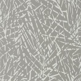 Продажа обоев для комнаты Lorenza арт. 112234 из коллекции Mirador, Harlequin с абстрактным изображением пальмовых листьев на серебристом фоне в интернет-магазине.