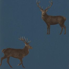 Подобрать необычные обои с животными  для коридора с восхитительным дизайном Evesham Deer арт. 216620 из коллекции Elysian от Sanderson с бесплатной доставкой до дома
