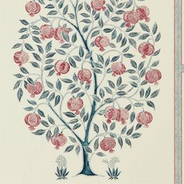 Выбрать флизелиновые обои Anaar Tree арт. 216790 из коллекции Caspian, Sanderson, 	
Великобритания,с изображением гранатового дерева в тонкой декоративной каймой выбрать в салоне О-Дизайн.